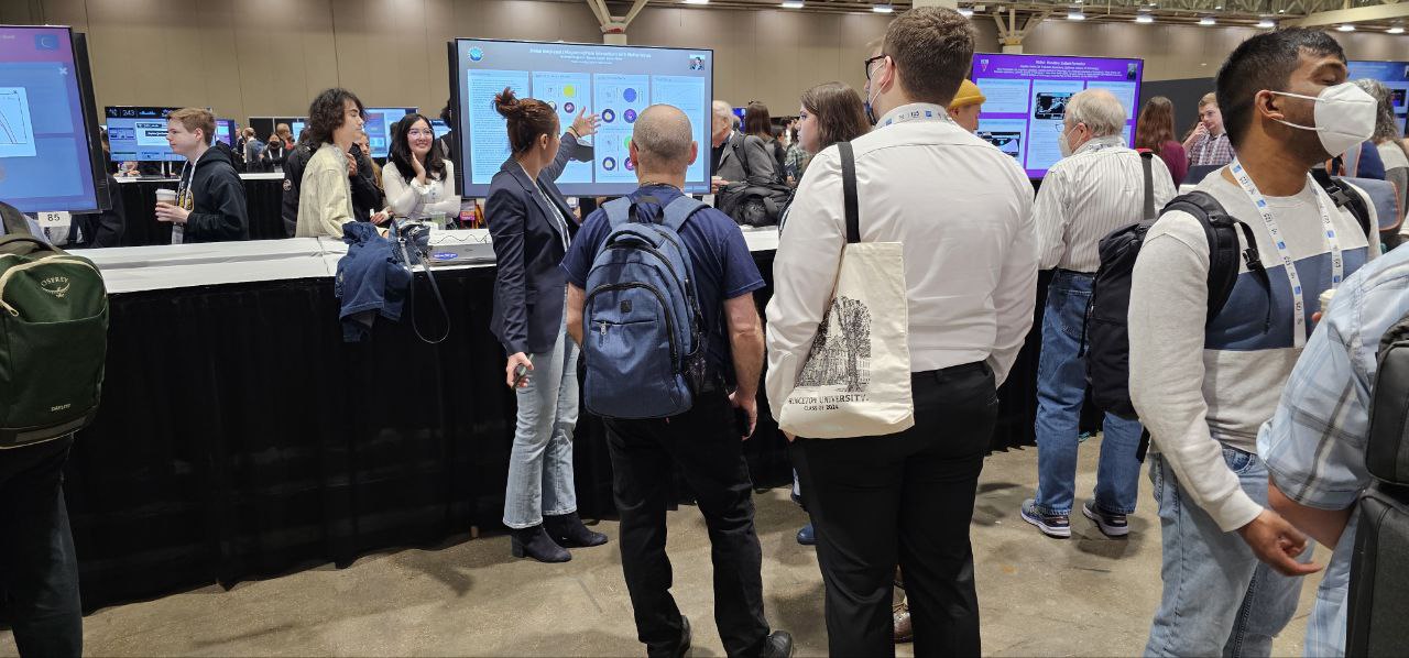 Presenting my research on energy transfer in tidally locked exoplanets at AGU 2024 in New Orlean.